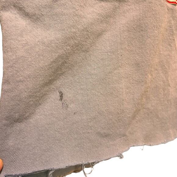 Vintage 80's Levi Union Steel Workers Button Down Sleeveless Shirt Large - Picture 6 of 10